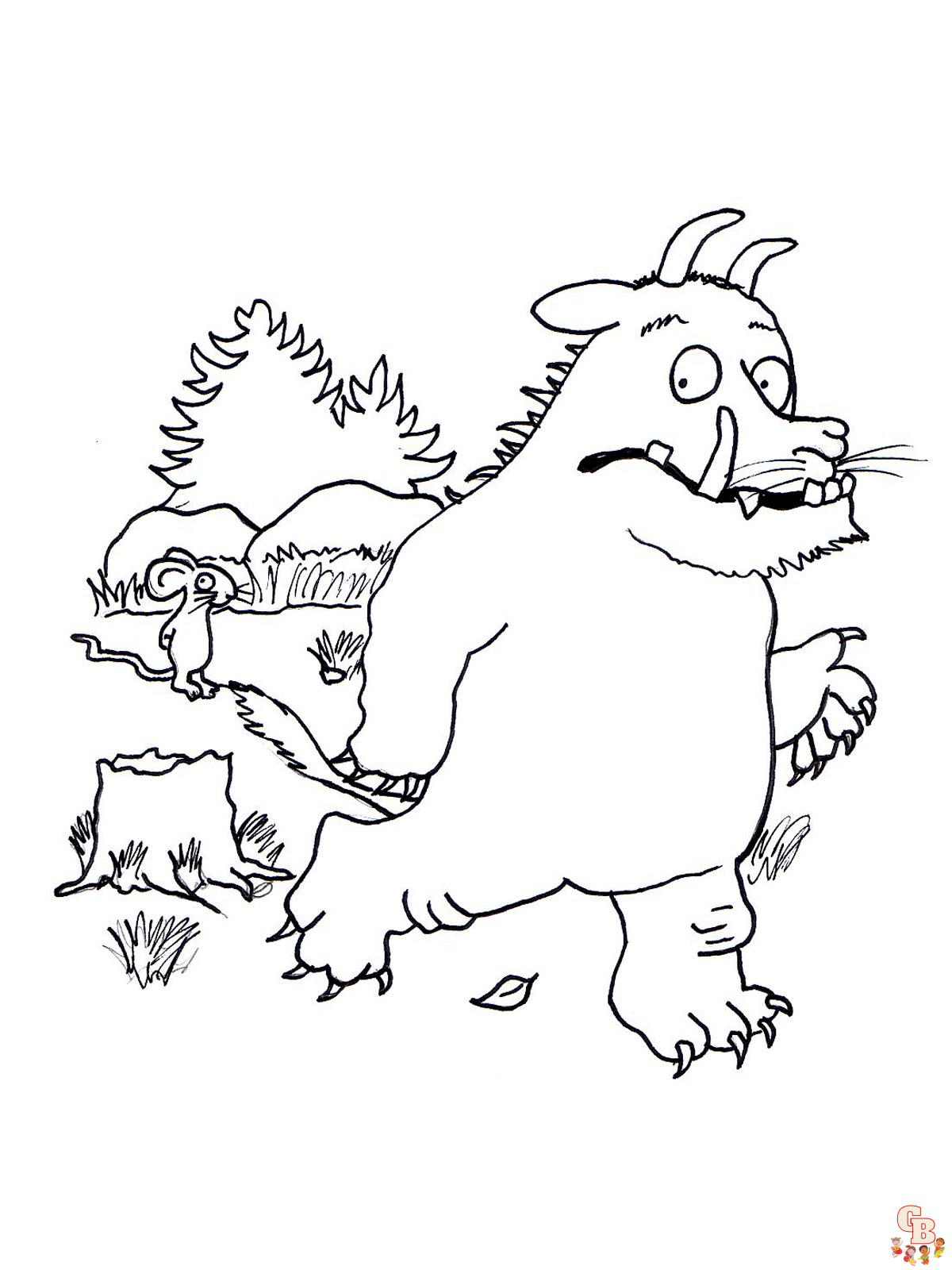 Gruffalo Coloring Pages 1