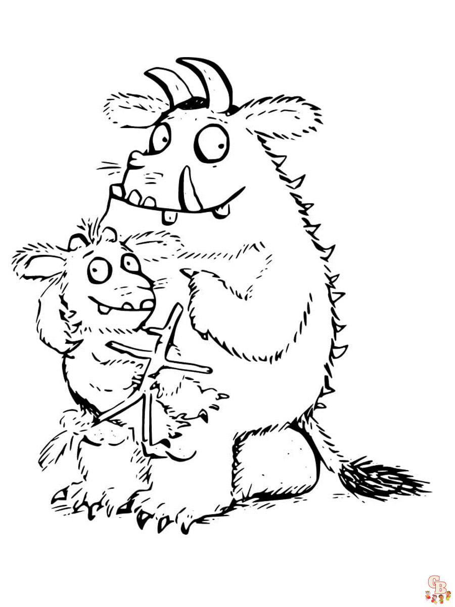 Gruffalo Coloring Pages 13