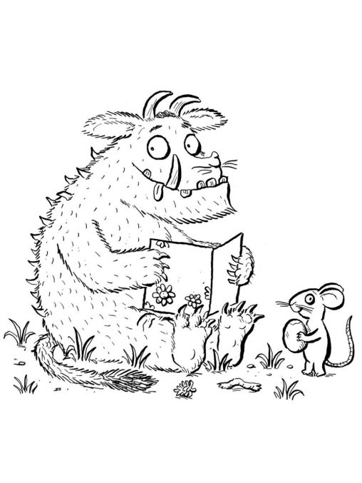 Enjoy Gruffalo Coloring Pages Printable - Gruffalo Coloring Pages 15 508x677