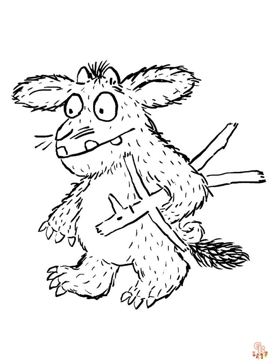 Gruffalo Coloring Pages 2