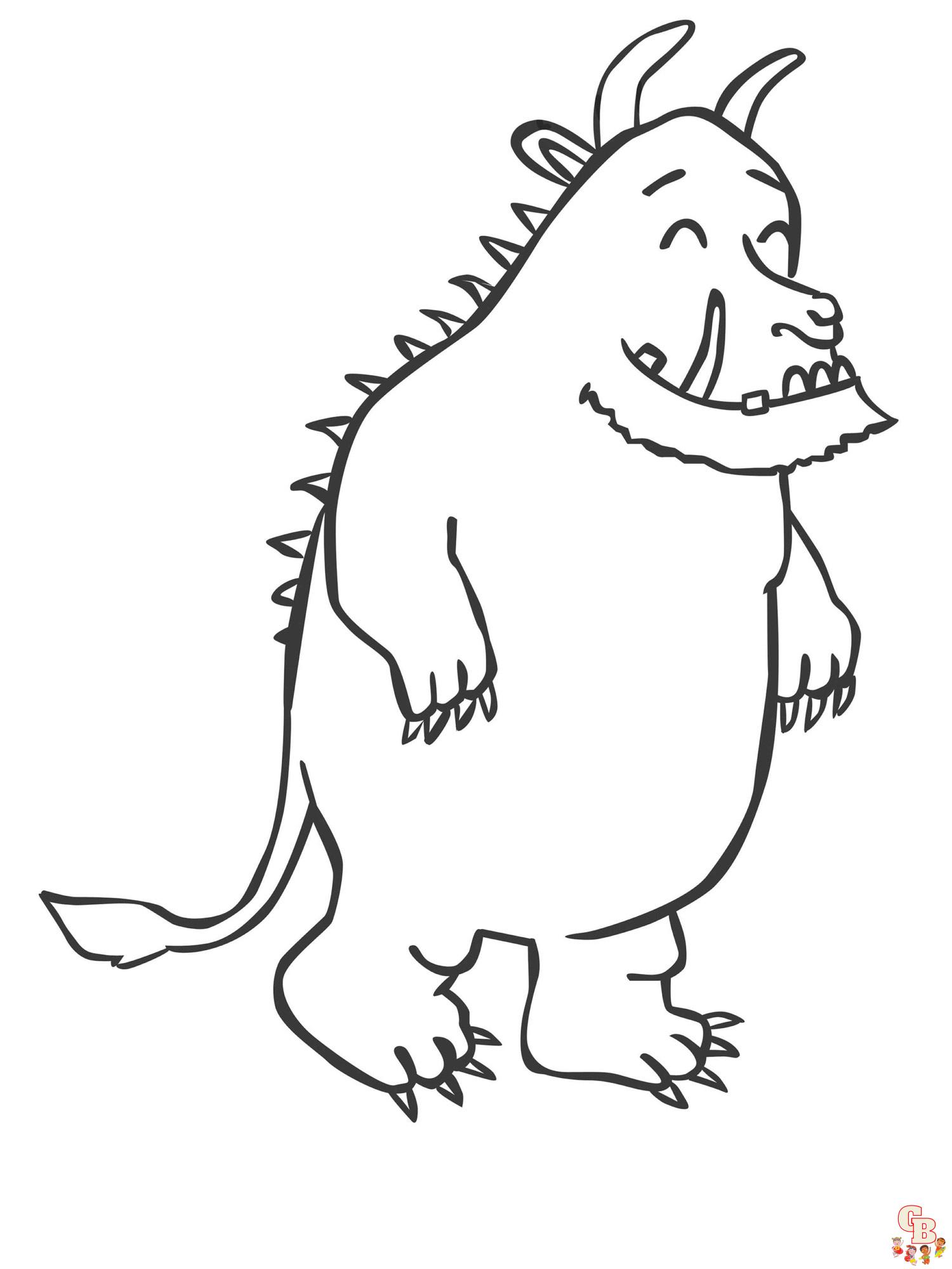 Gruffalo Coloring Pages 3