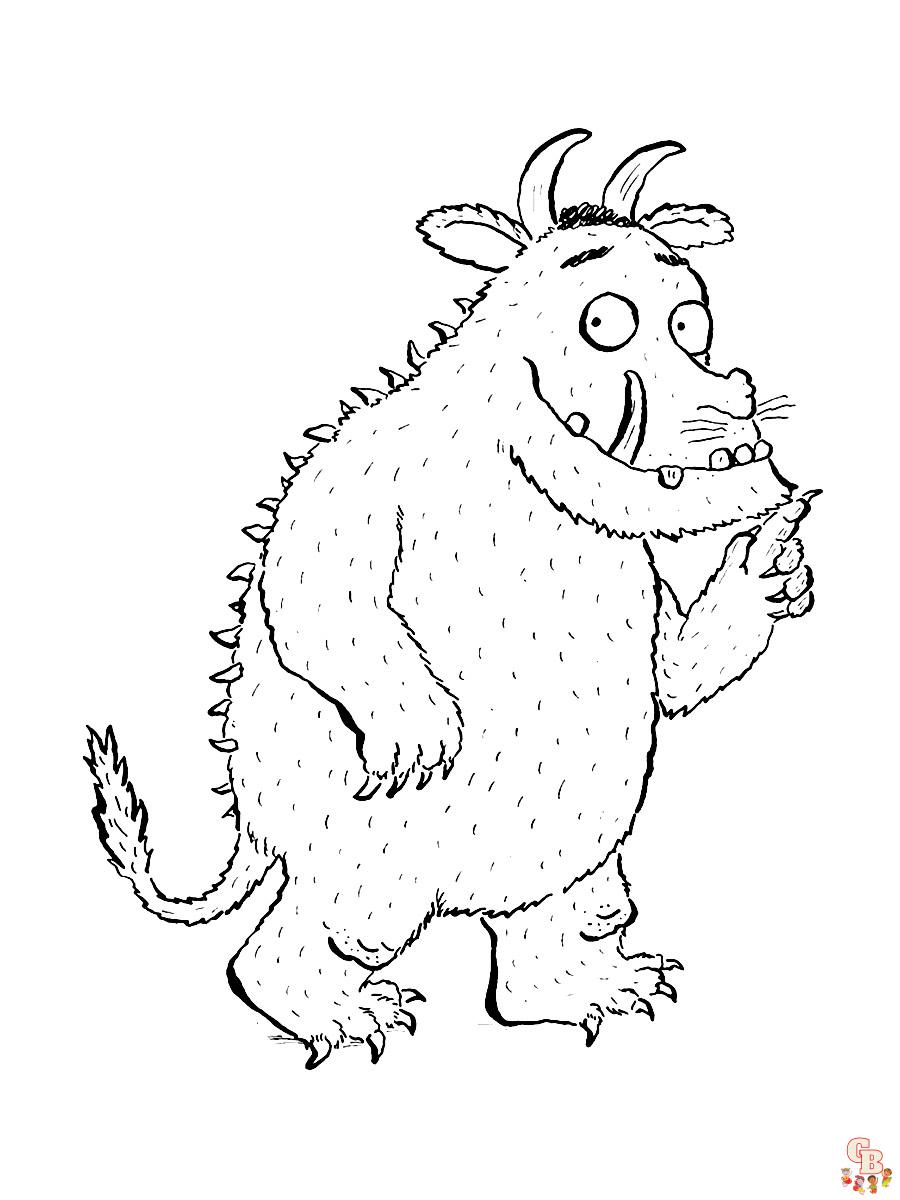 Gruffalo Coloring Pages 6