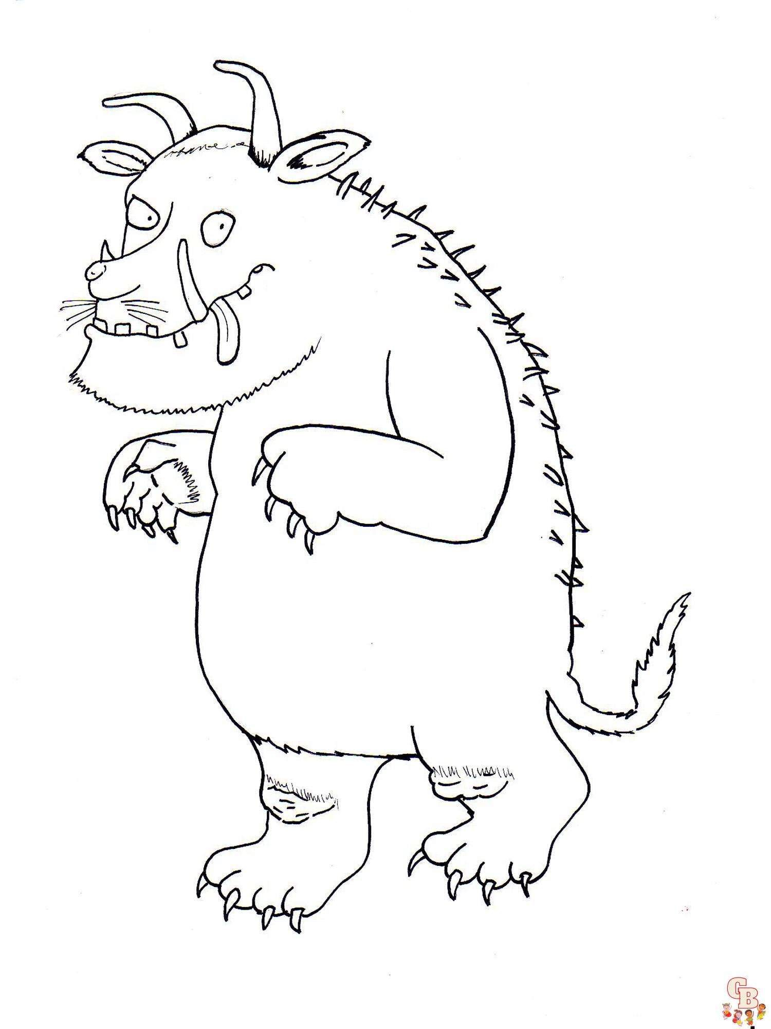 Gruffalo Coloring Pages 9