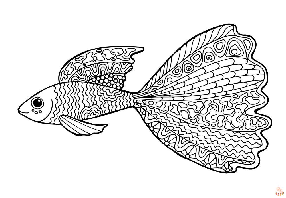 Guppy Coloring Pages 4