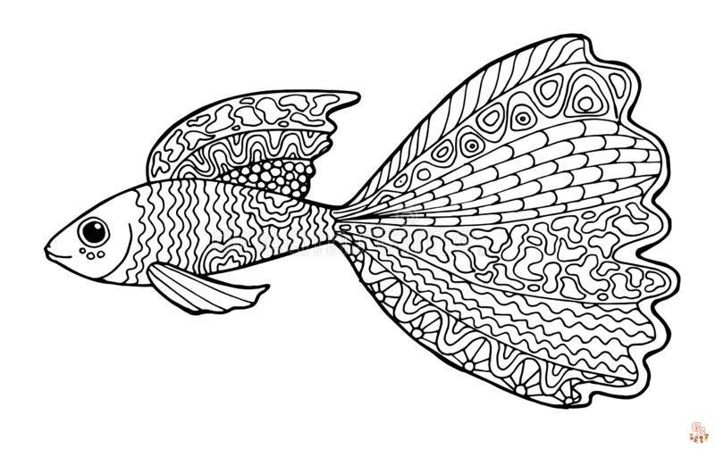 Guppy Coloring Pages 7