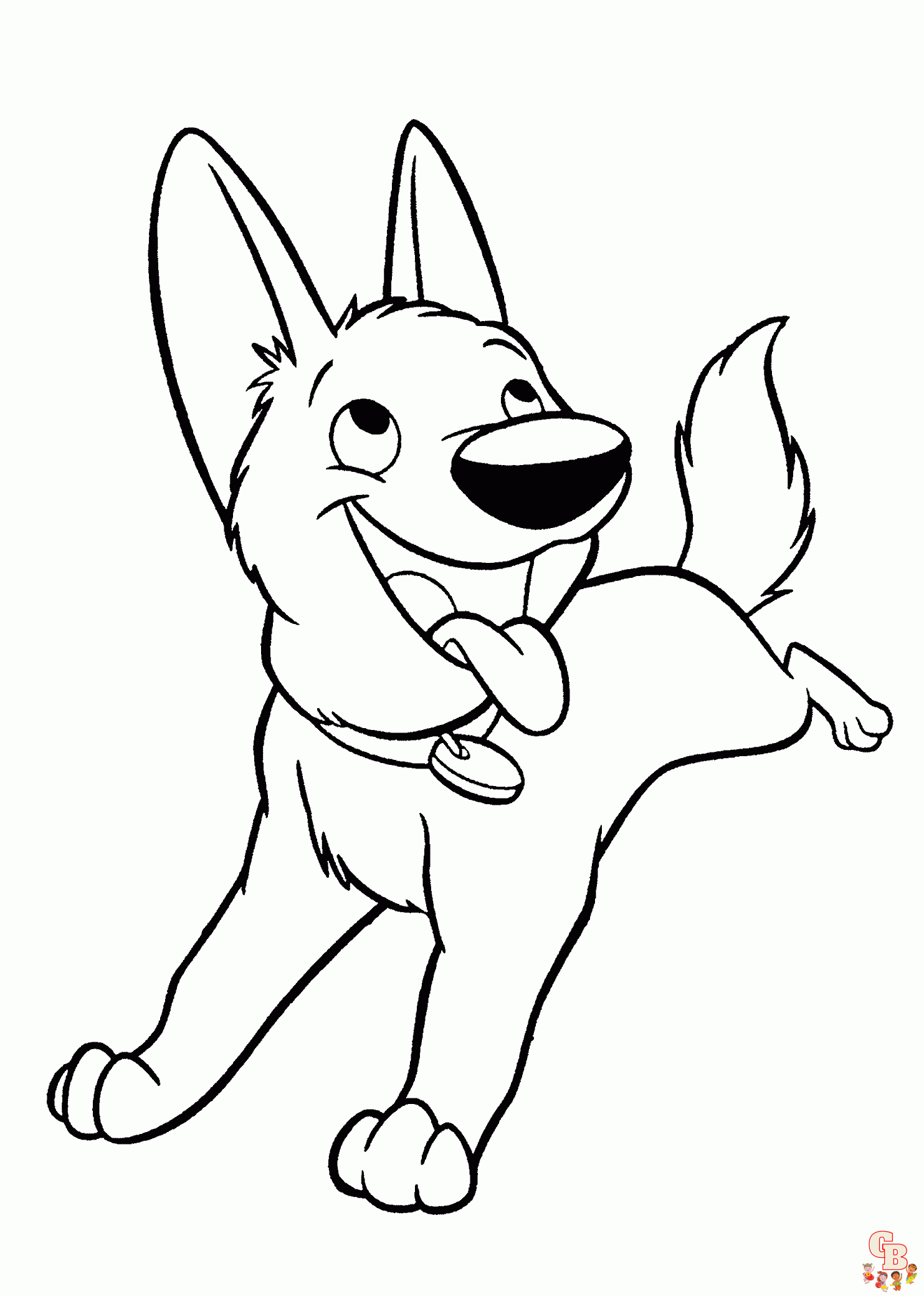 Happy Bolt Coloring Pages 1 1