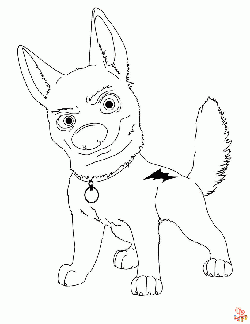 Happy Bolt Coloring Pages 1