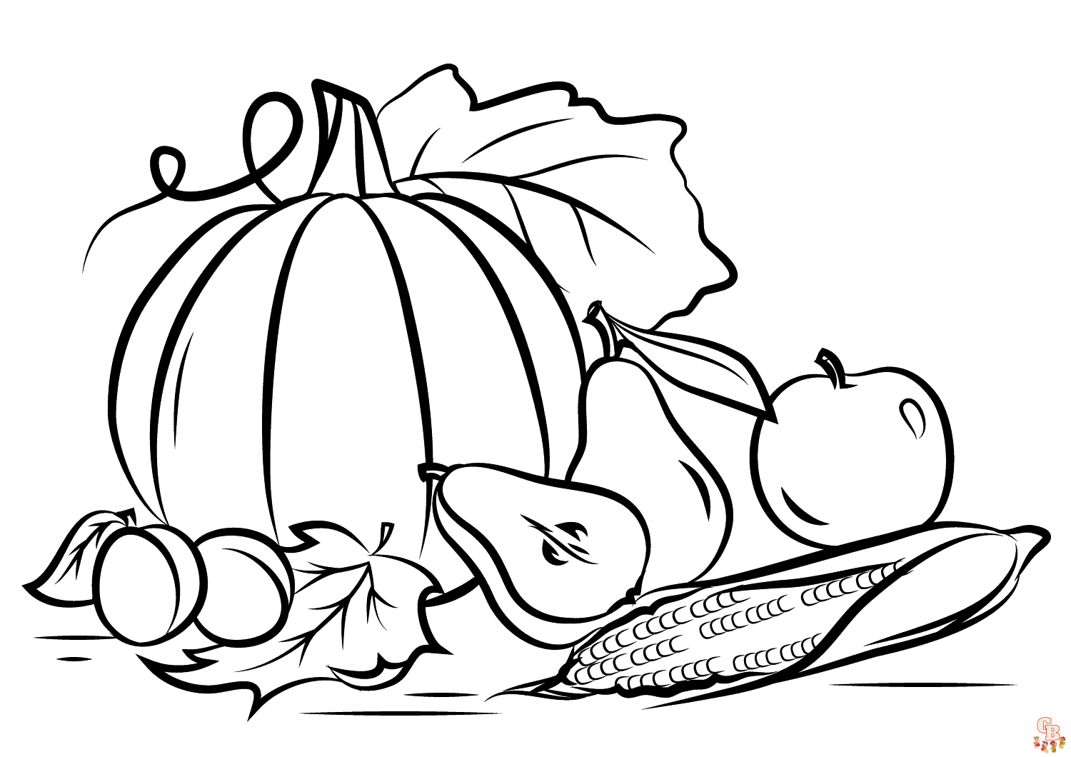 Harvest Coloring Pages 2