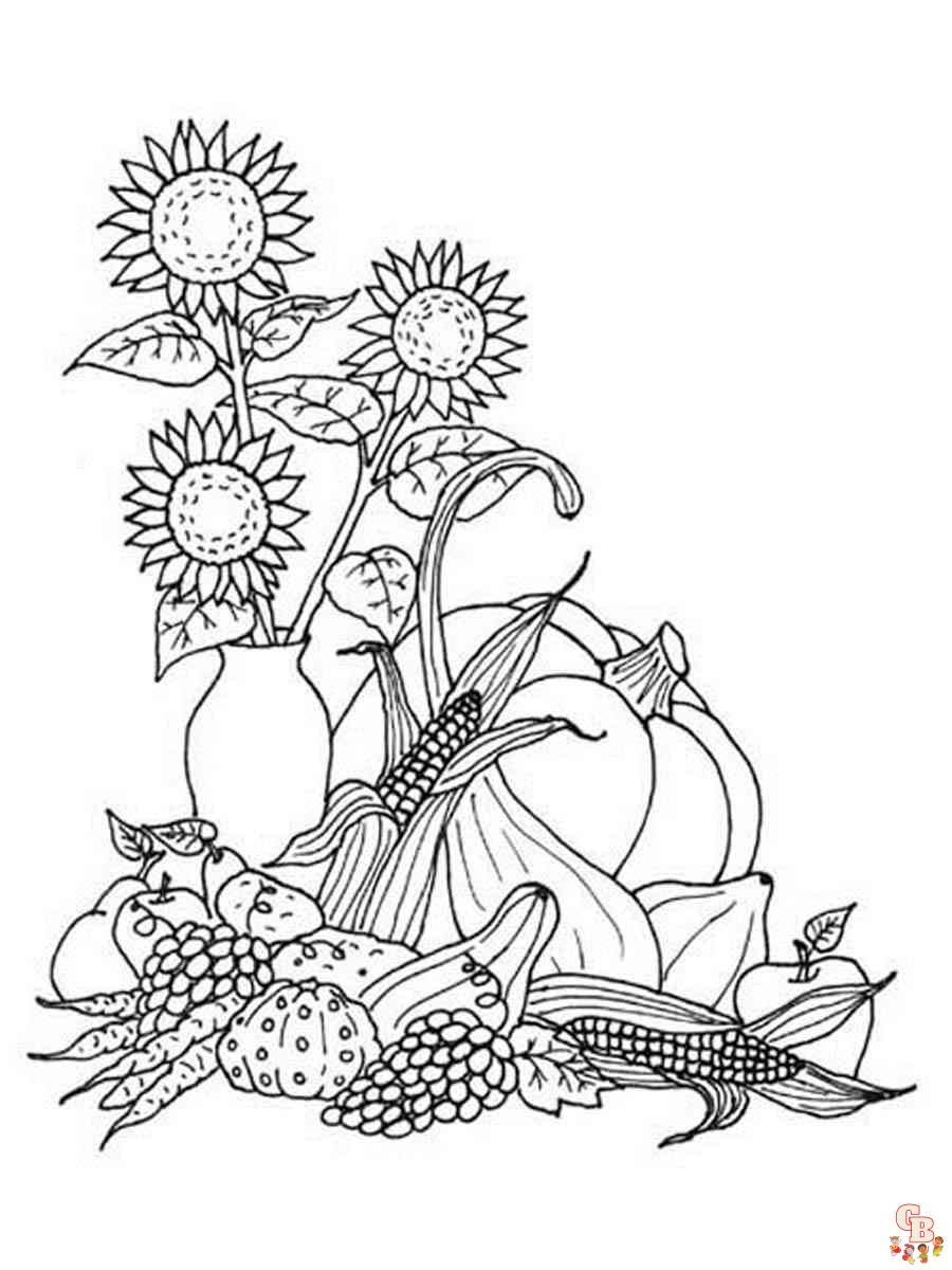 Harvest Coloring Pages 3
