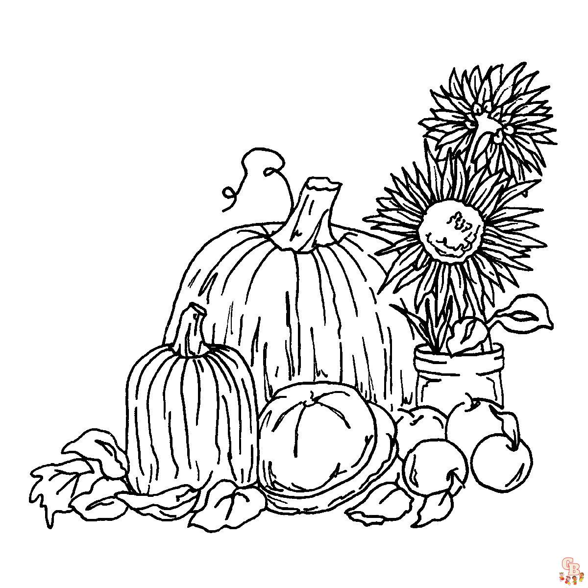 Harvest Coloring Pages 4
