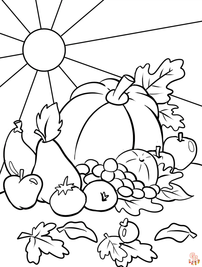 Harvest Coloring Pages 5