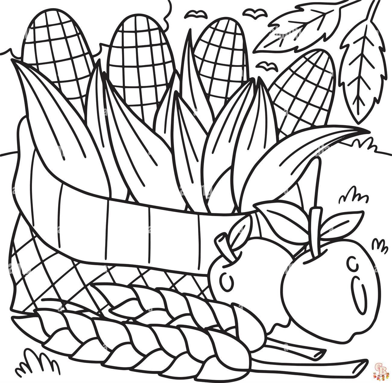 Harvest Coloring Pages 8