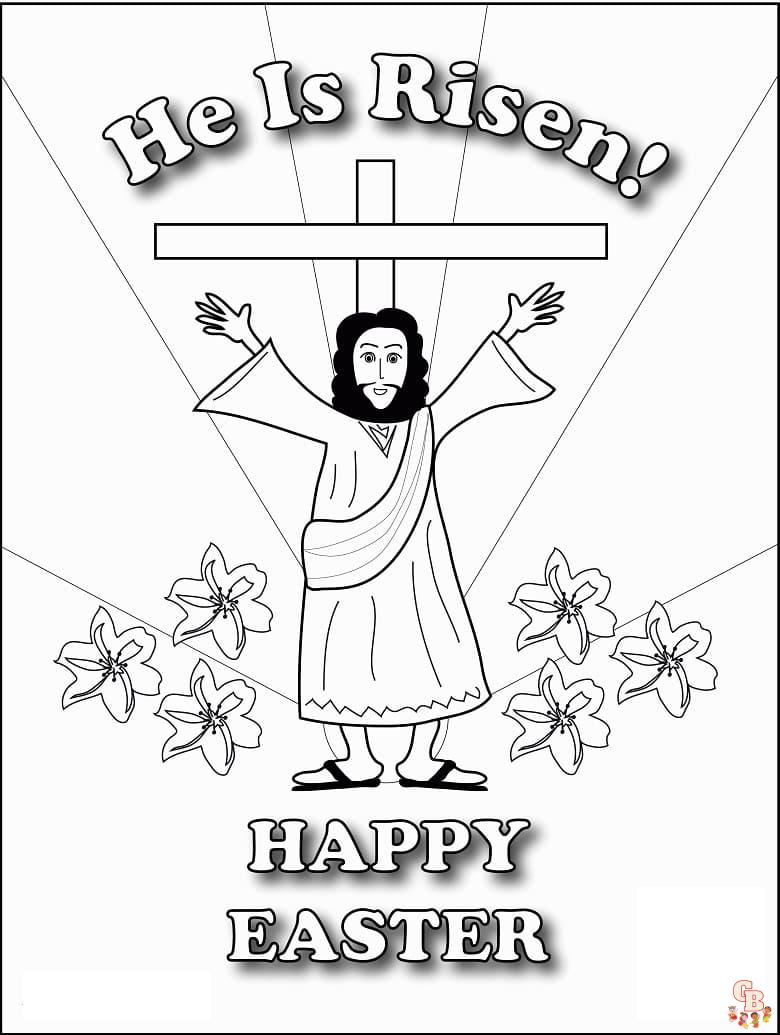 He Has Risen Coloring Pages 5