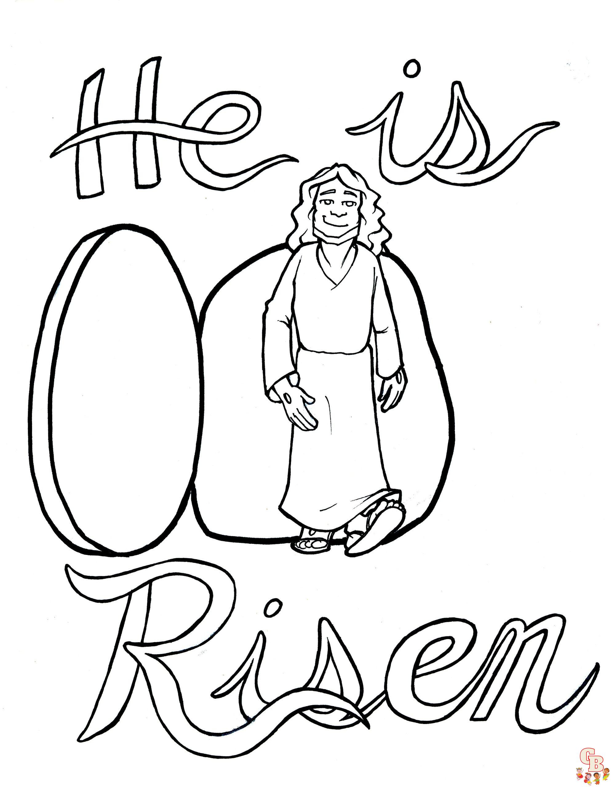 He Has Risen Coloring Pages 6