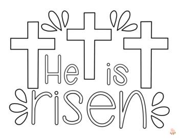 He Has Risen Coloring Pages 7