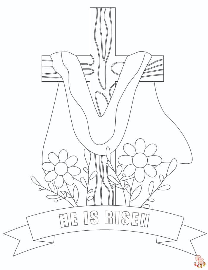 He Has Risen Coloring Pages 9
