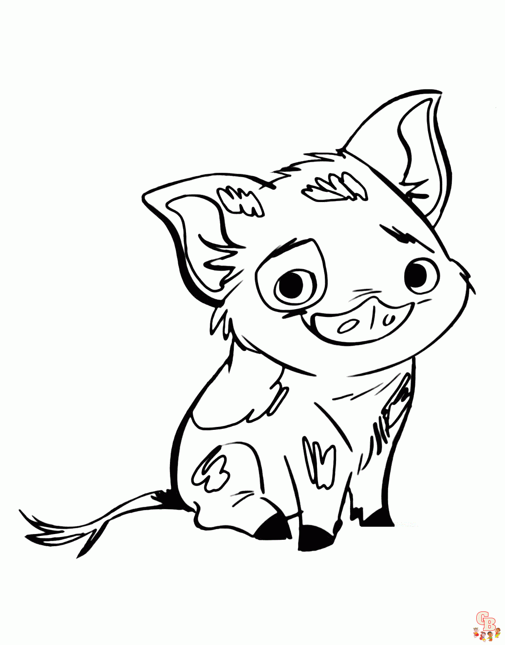 Heihei And Pua coloring pages free