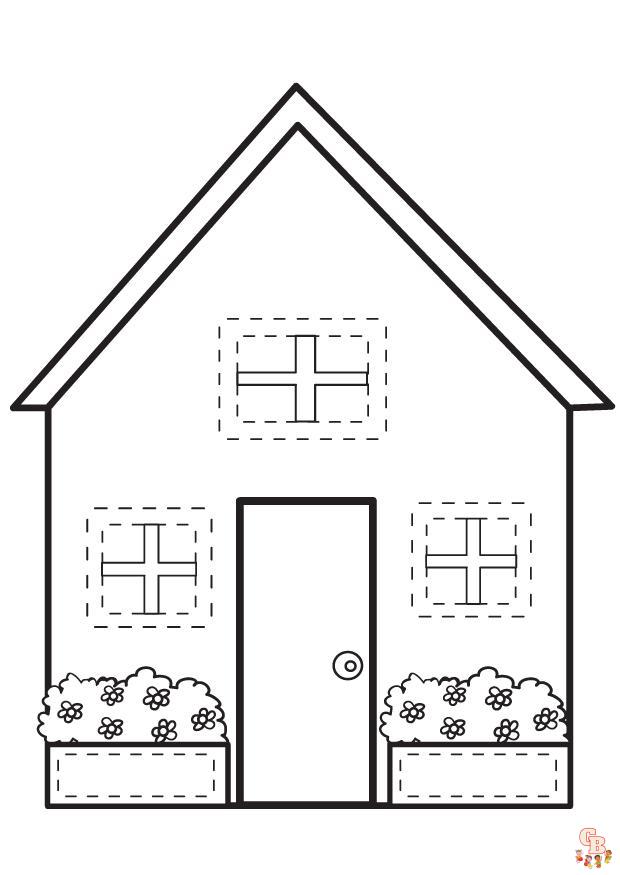 Home Coloring Pages 1