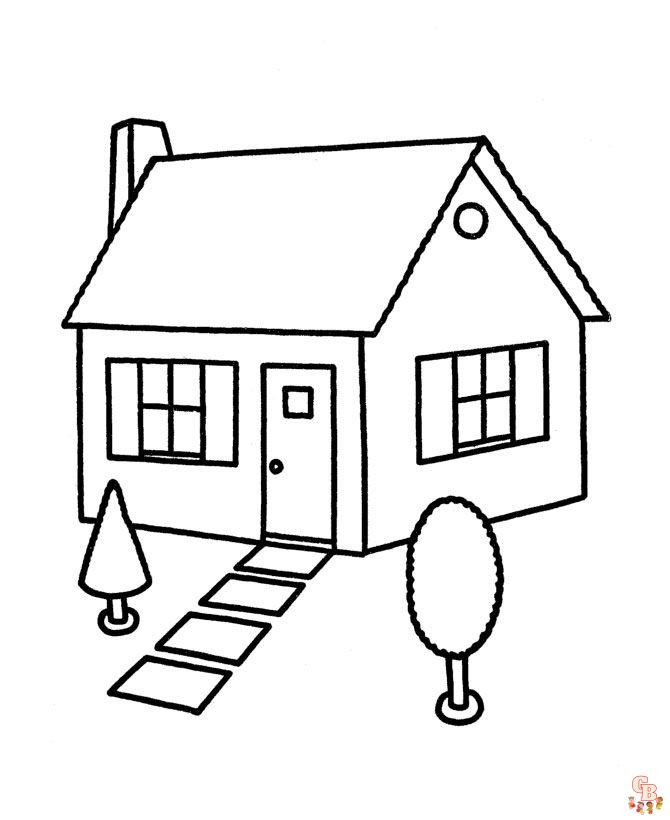 Home Coloring Pages 2