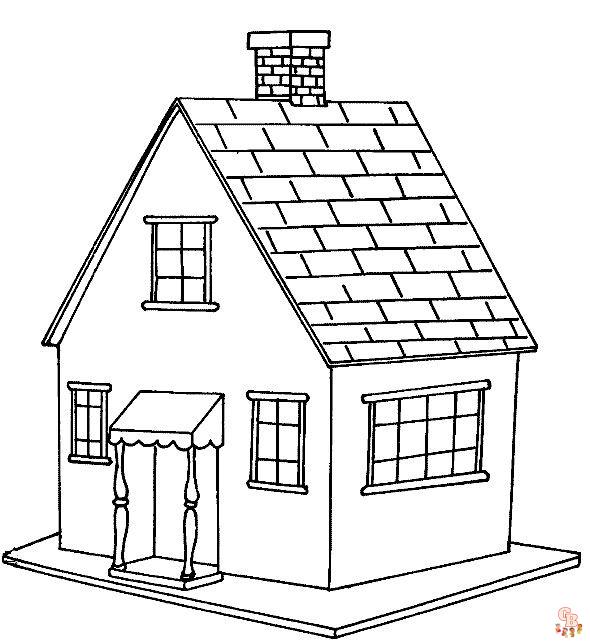 Home Coloring Pages 3