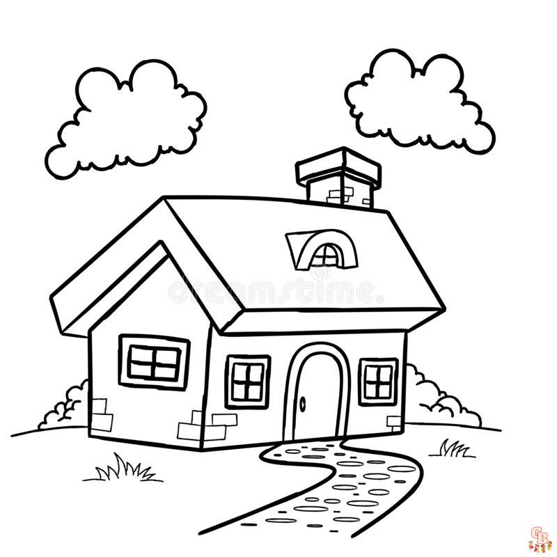 Home Coloring Pages 4