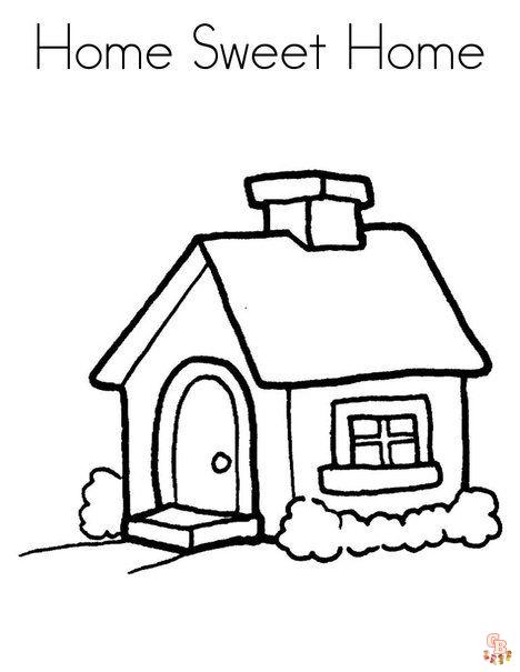 Home Coloring Pages 5