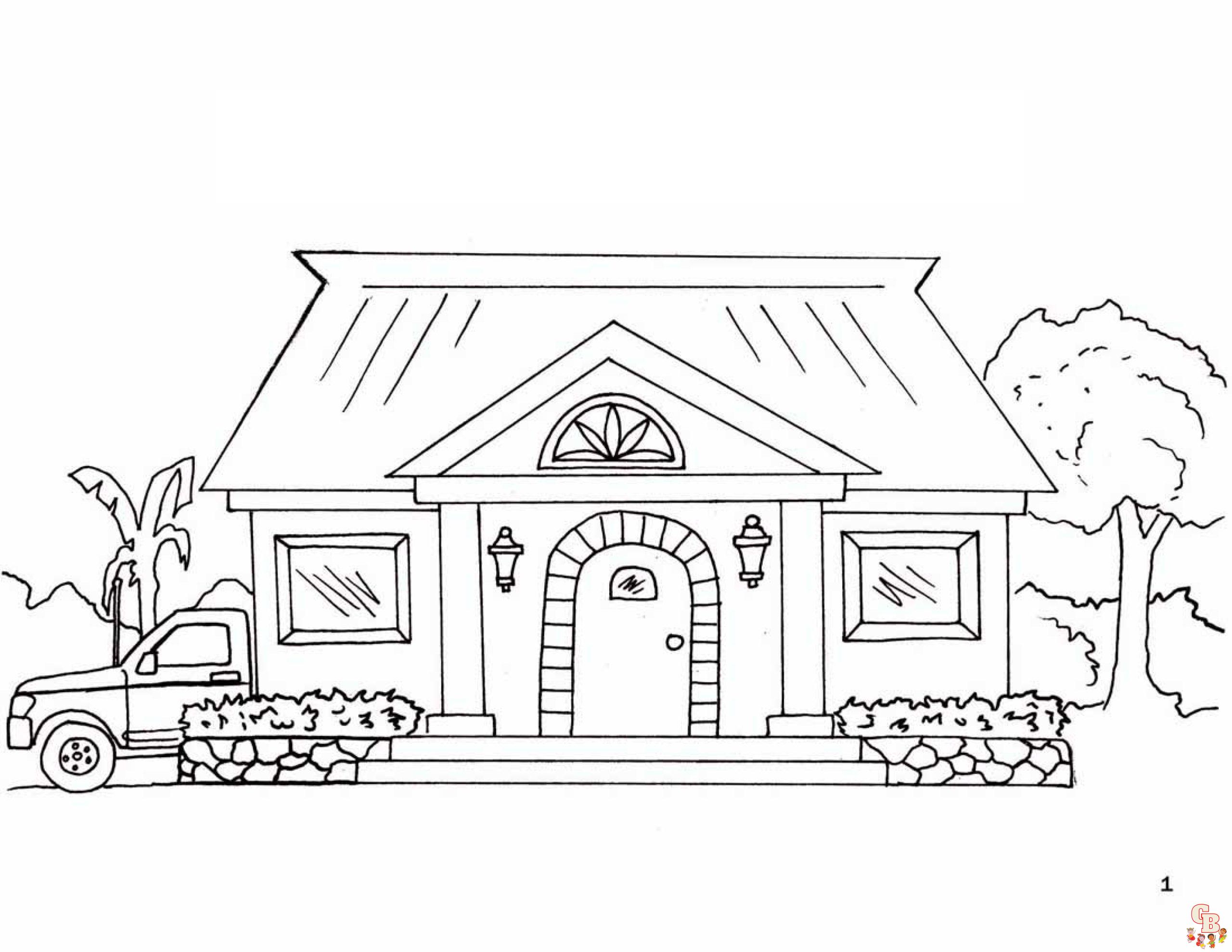 Home Coloring Pages 6