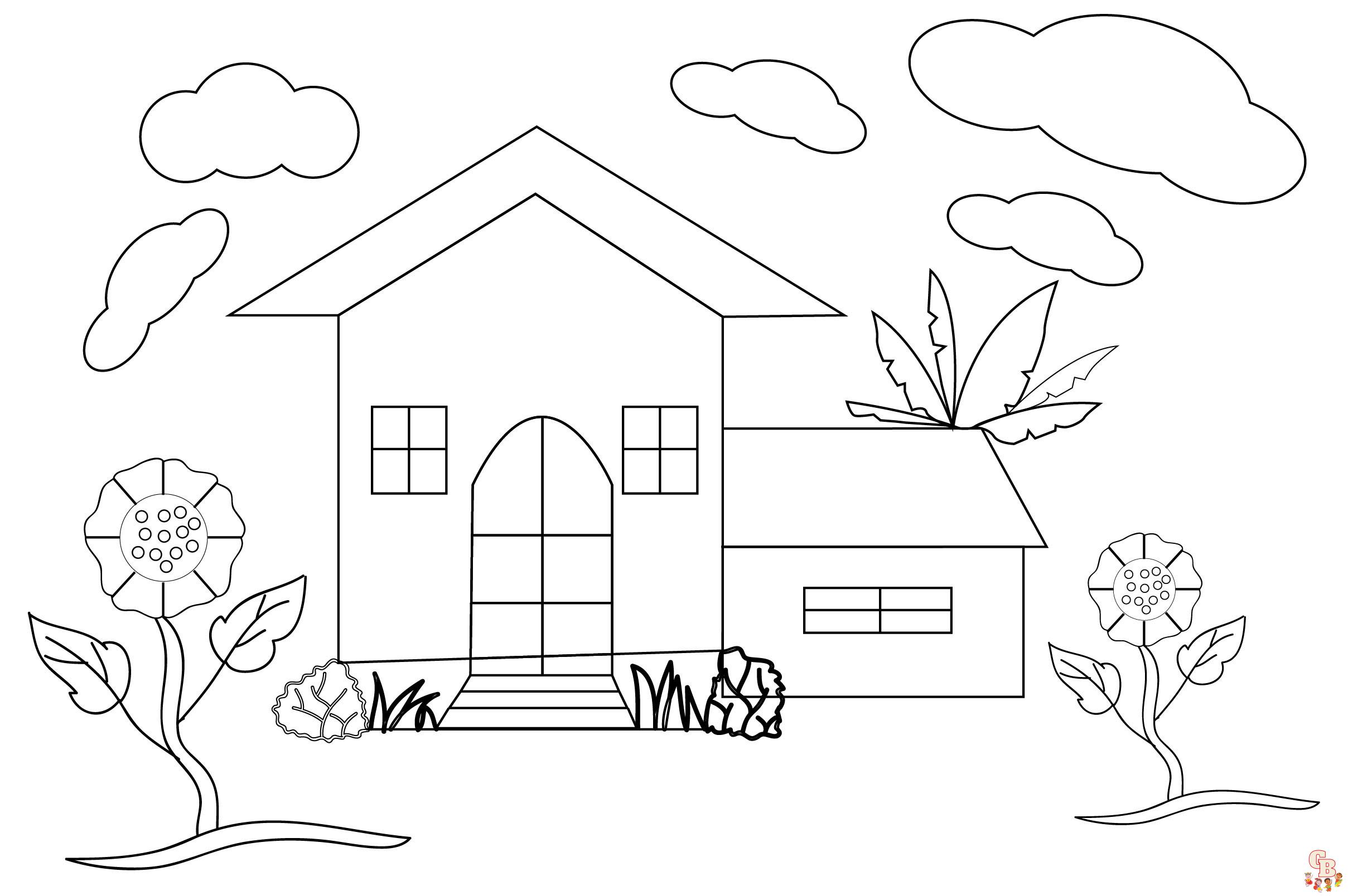 Home Coloring Pages 7