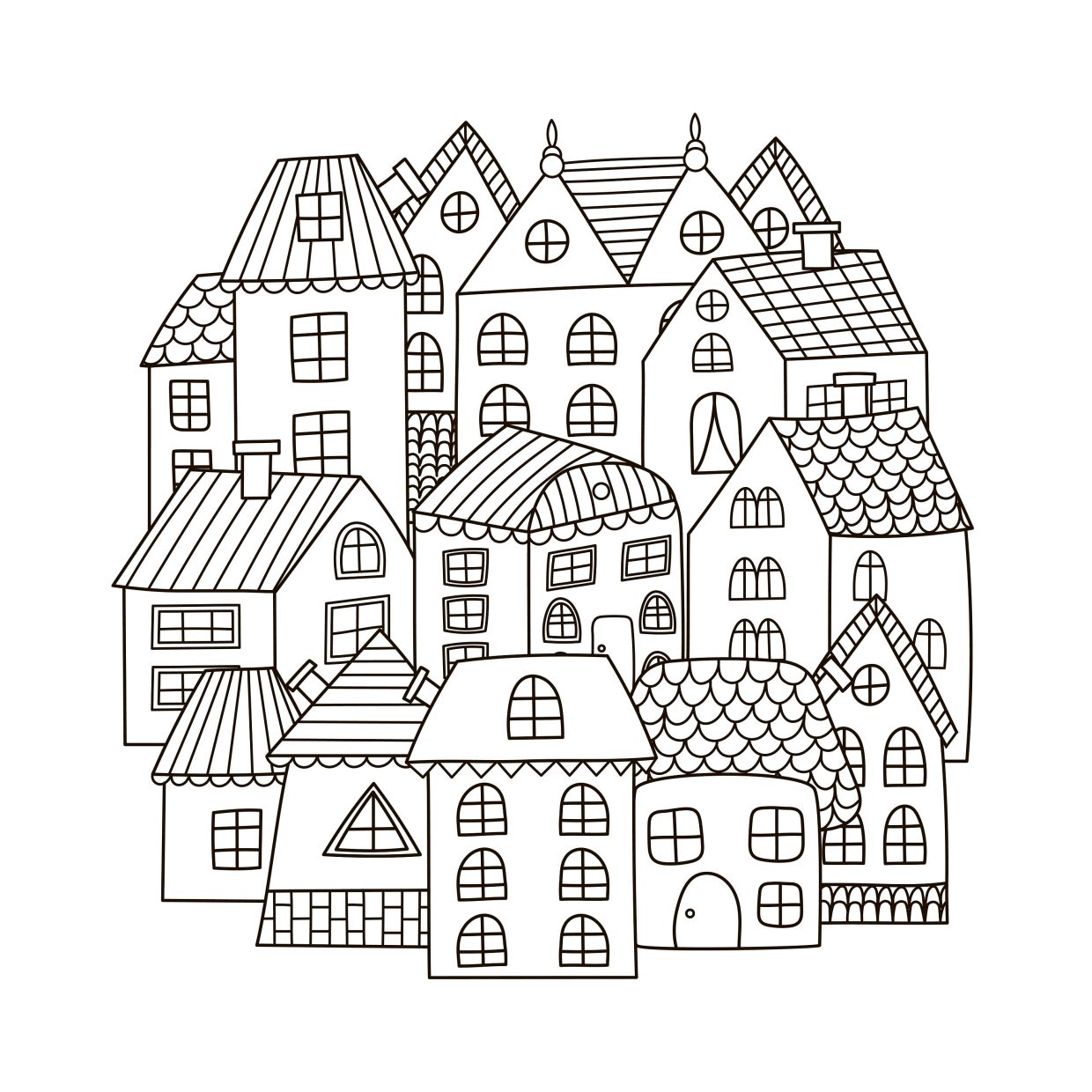 Home Coloring Pages 9
