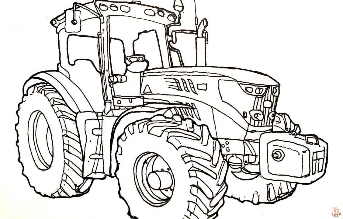 John Deere Coloring Pages 1