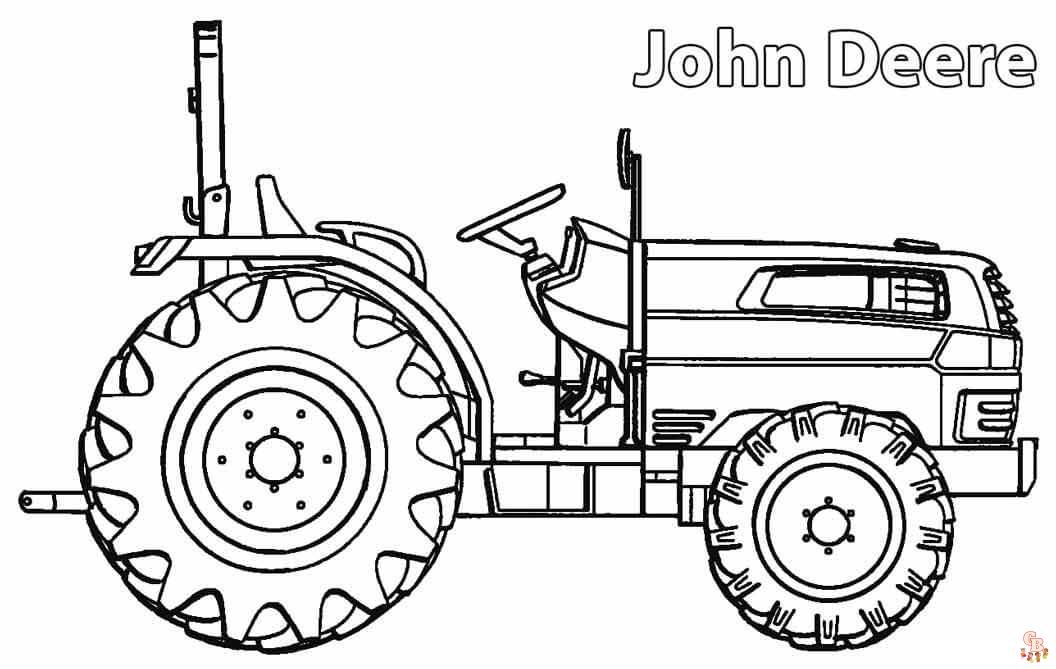 John Deere Coloring Pages 3