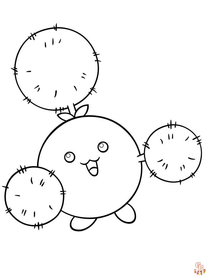 Jumpluff Coloring Pages 1
