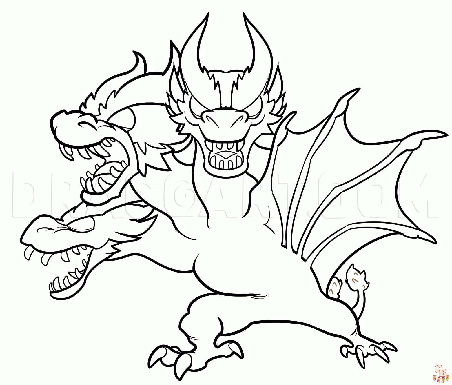 King Ghidorah Coloring Pages 1