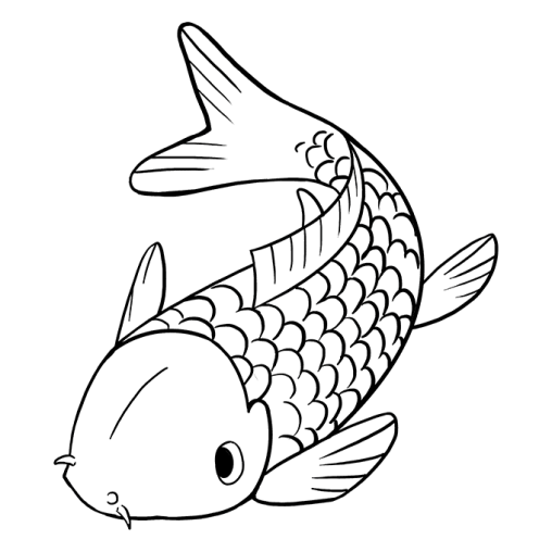 Color Your World with Koi Fish Coloring Pages - Free & Easy