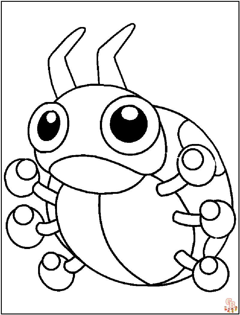Ledyba Coloring Pages