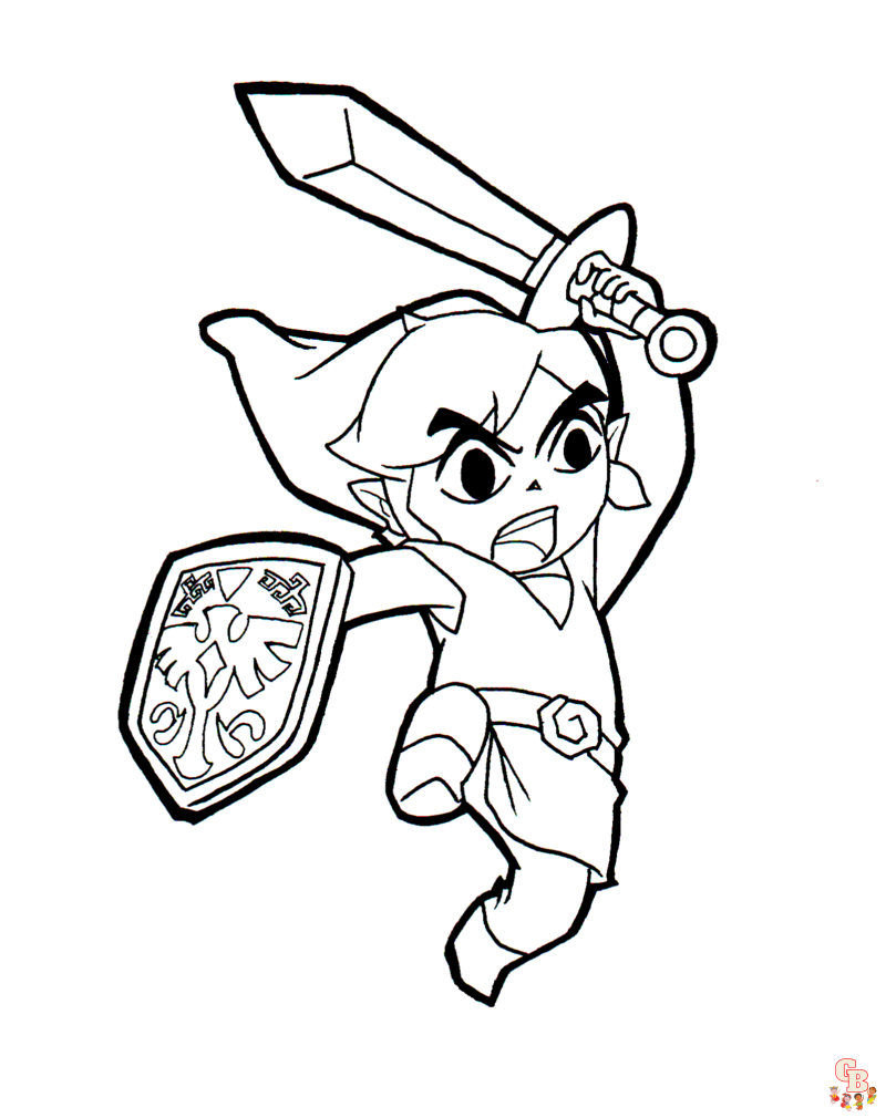 Link Coloring Pages 1