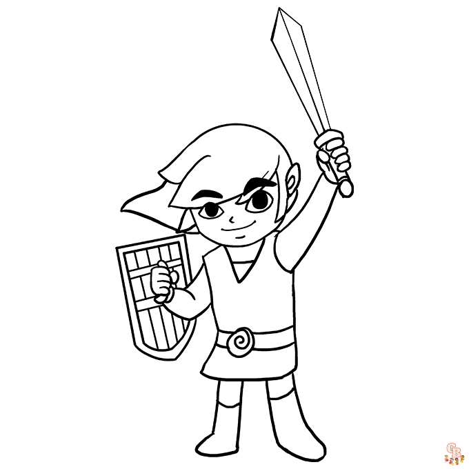 Link Coloring Pages 2