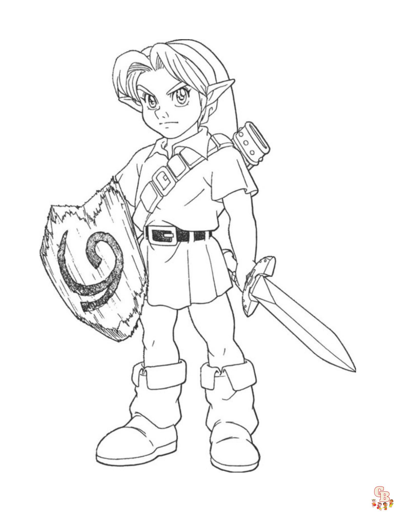 Link Coloring Pages 3
