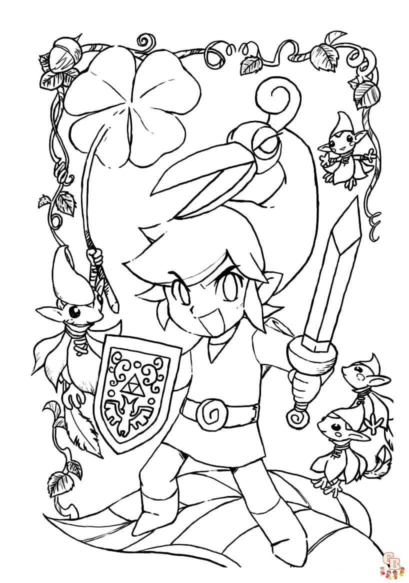 Link Coloring Pages 8