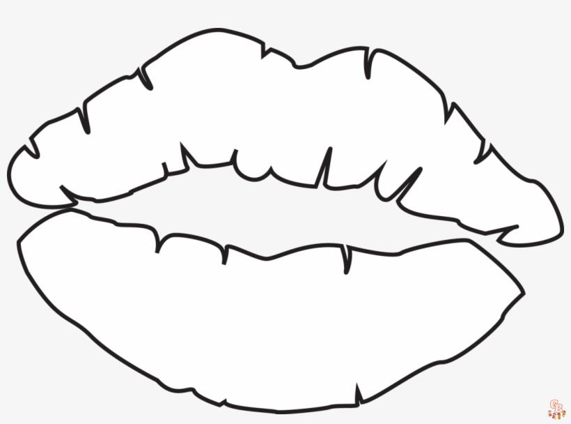 Lips Coloring Pages 6 1