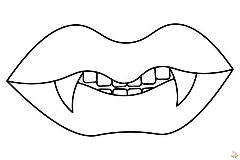Lips Coloring Pages 6