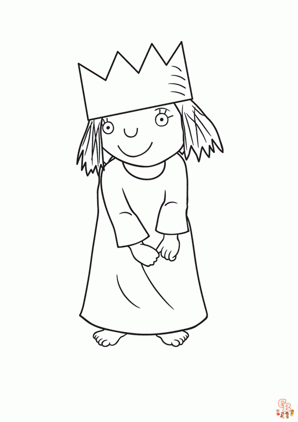 Dibujos para colorear de la serie de televisión Little Princess 1