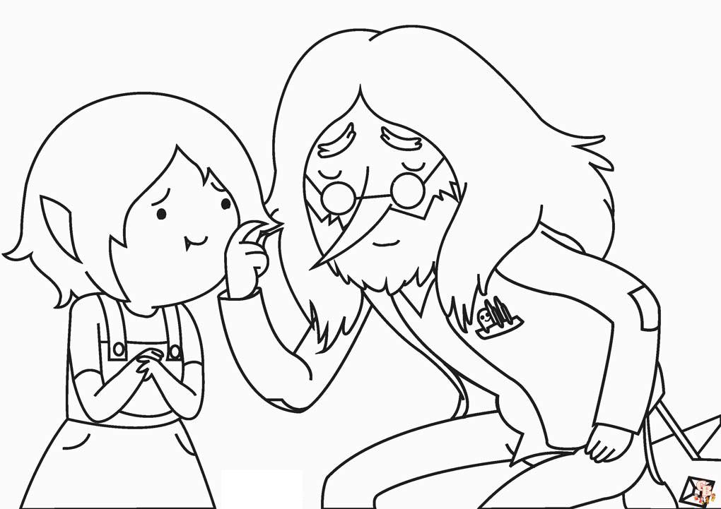 Marceline The Vampire Queen Coloring Pages 3