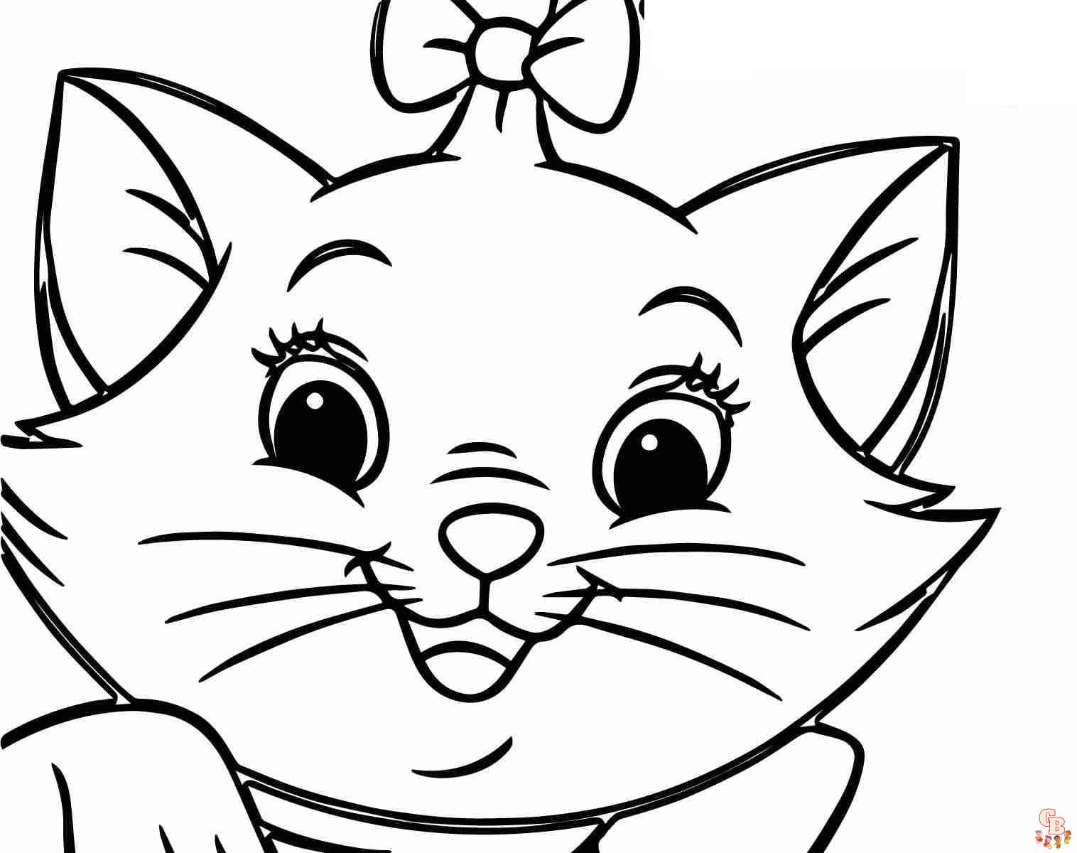 aristocats marie coloring pages