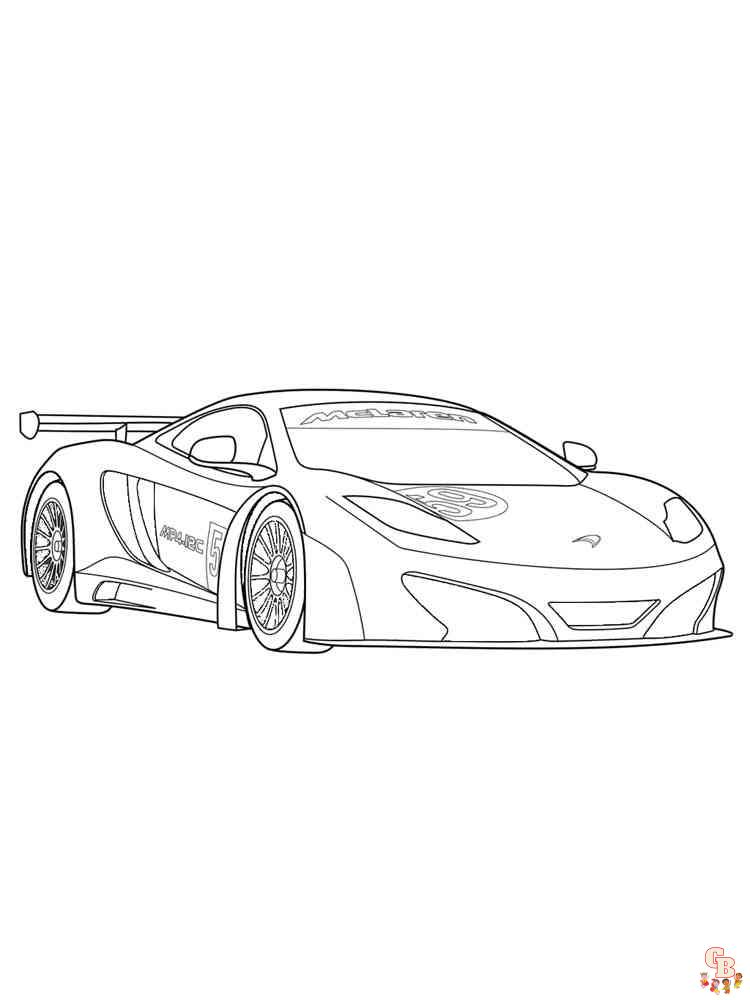 McLaren Coloring Pages 15