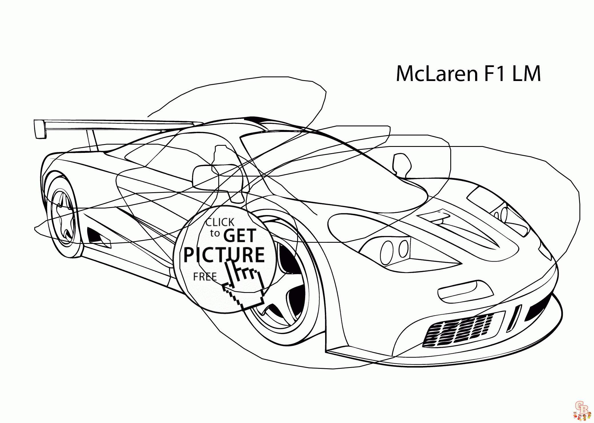 McLaren Coloring Pages 2