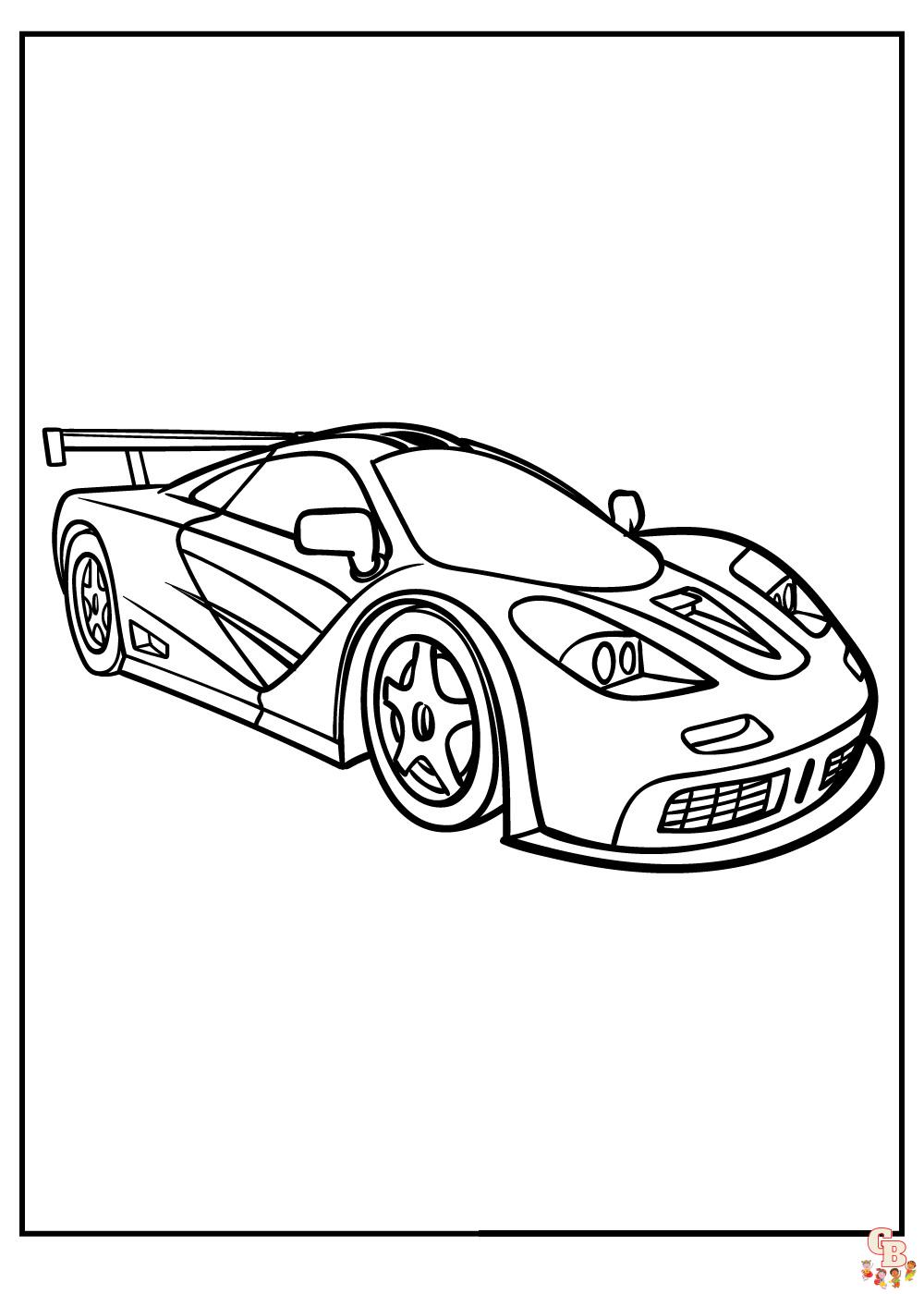 McLaren Coloring Pages 7