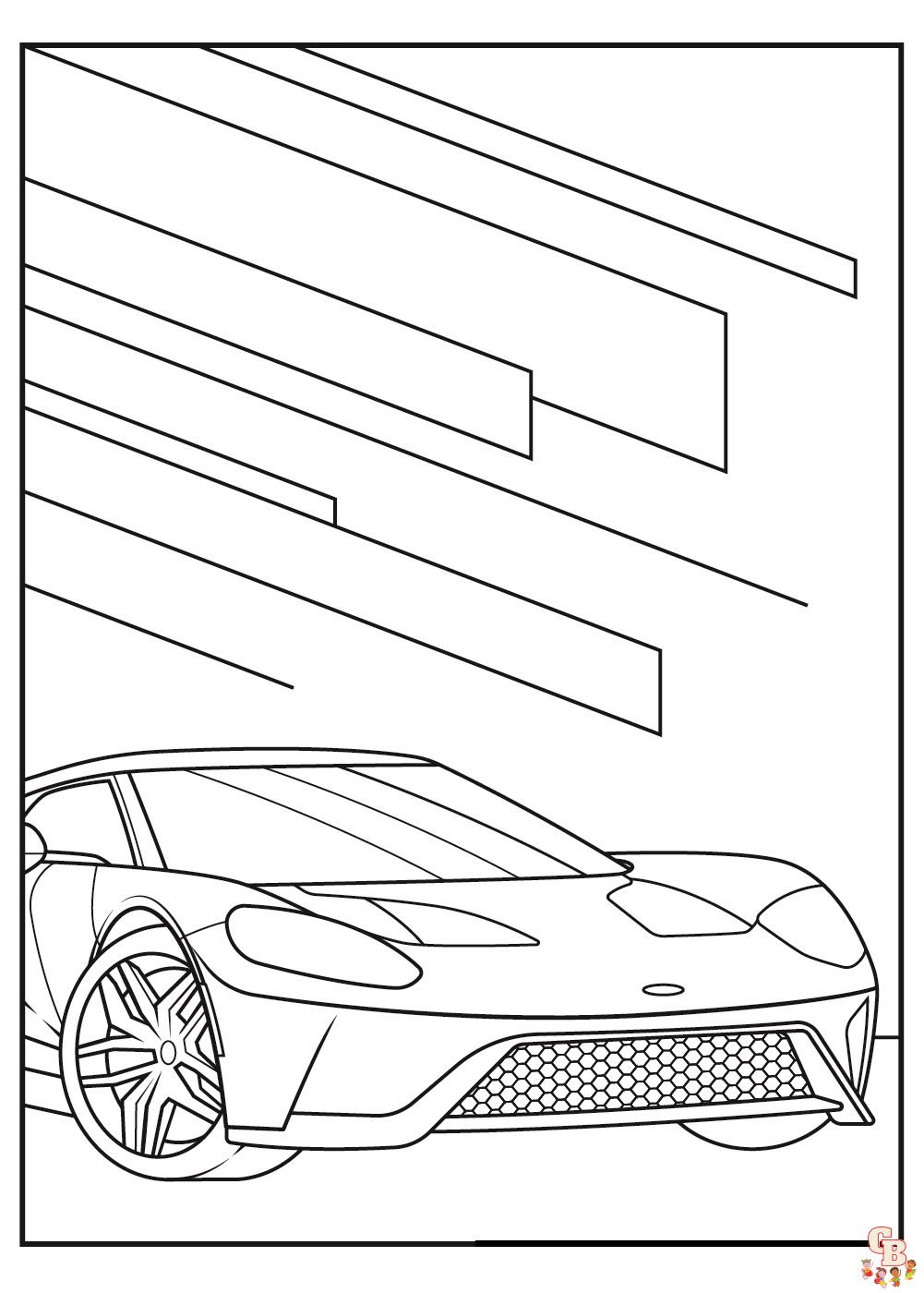 McLaren Coloring Pages 9