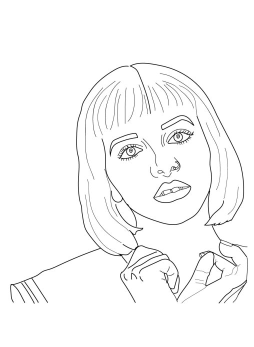 Melanie Martinez Coloring Pages Printable and Easy for Kids