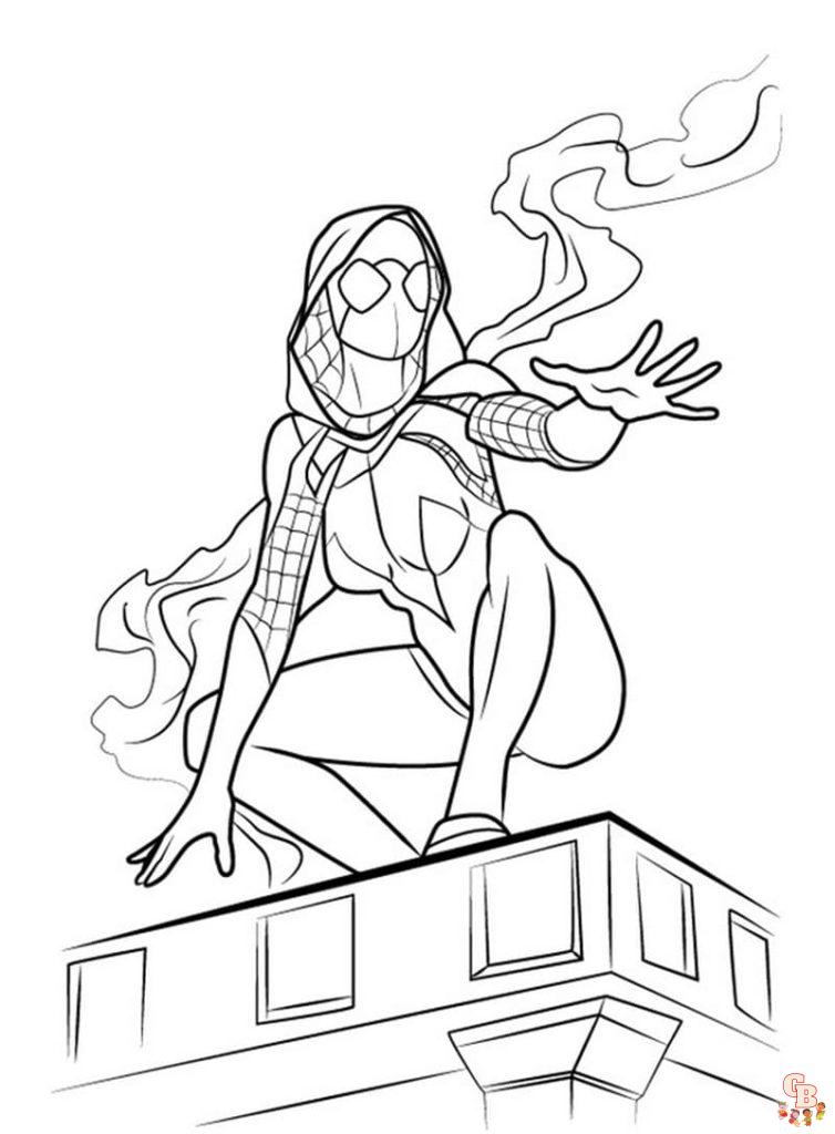 Miles Morales Coloring Pages 10